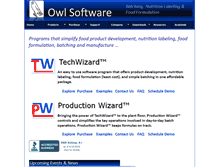 Tablet Screenshot of owlsoftware.biz